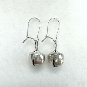 Silver Jingle Bell Earrings